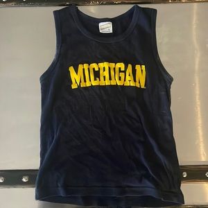 3/$15 Kids Michigan tank too small